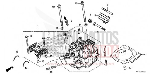CULASSE CRF450LK de 2019